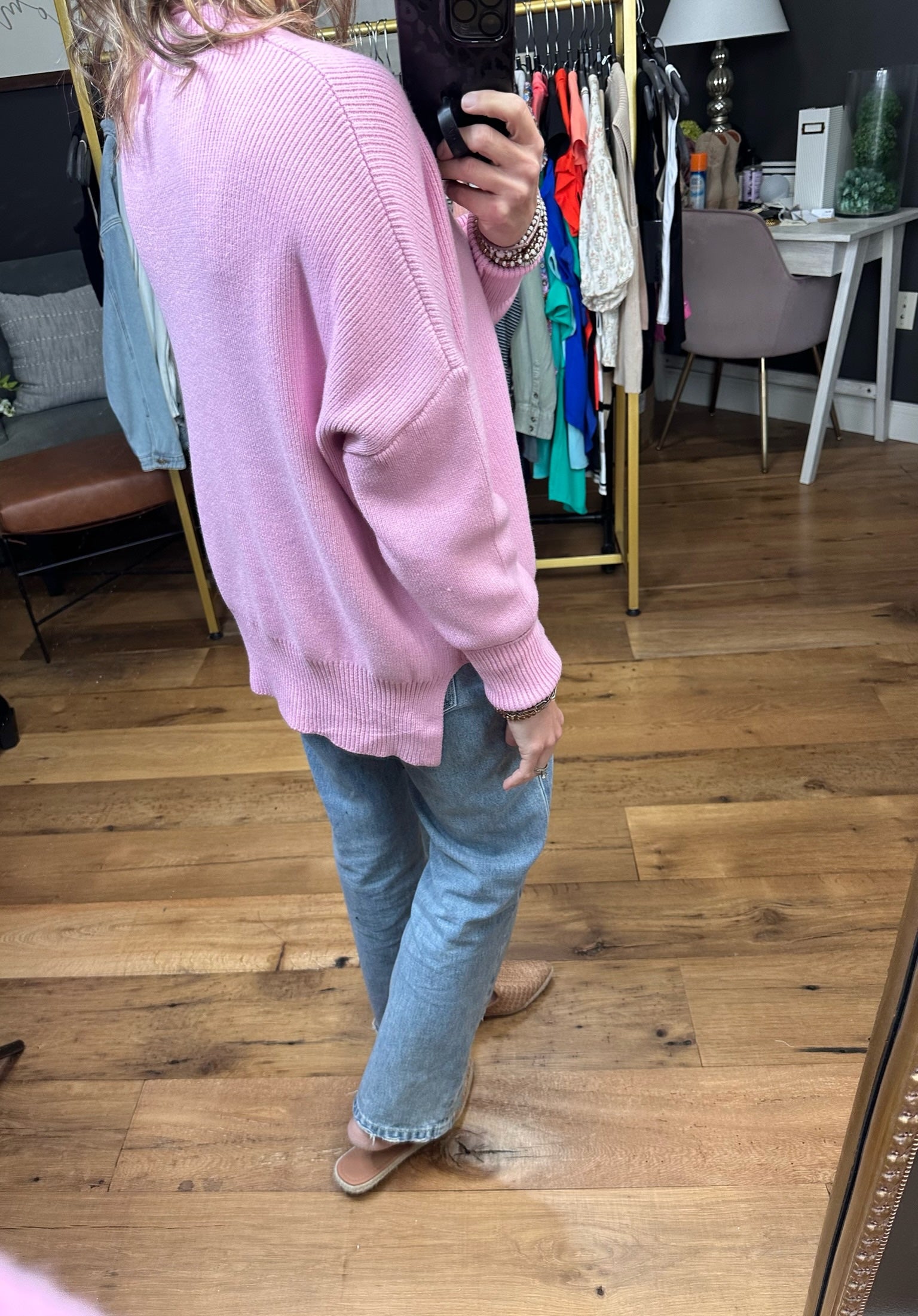 Quick Decision Ribbed Sweater With Side-Slit Detail - Multiple Options-Sweaters-Miracle F135-Anna Kaytes Boutique, Women's Fashion Boutique in Grinnell, Iowa