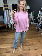 Quick Decision Ribbed Sweater With Side-Slit Detail - Multiple Options-Sweaters-Miracle F135-Anna Kaytes Boutique, Women's Fashion Boutique in Grinnell, Iowa