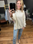 Quick Decision Ribbed Sweater With Side-Slit Detail - Multiple Options-Sweaters-Miracle F135-Anna Kaytes Boutique, Women's Fashion Boutique in Grinnell, Iowa