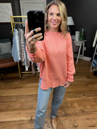 Quick Decision Ribbed Sweater With Side-Slit Detail - Multiple Options-Sweaters-Miracle F135-Anna Kaytes Boutique, Women's Fashion Boutique in Grinnell, Iowa