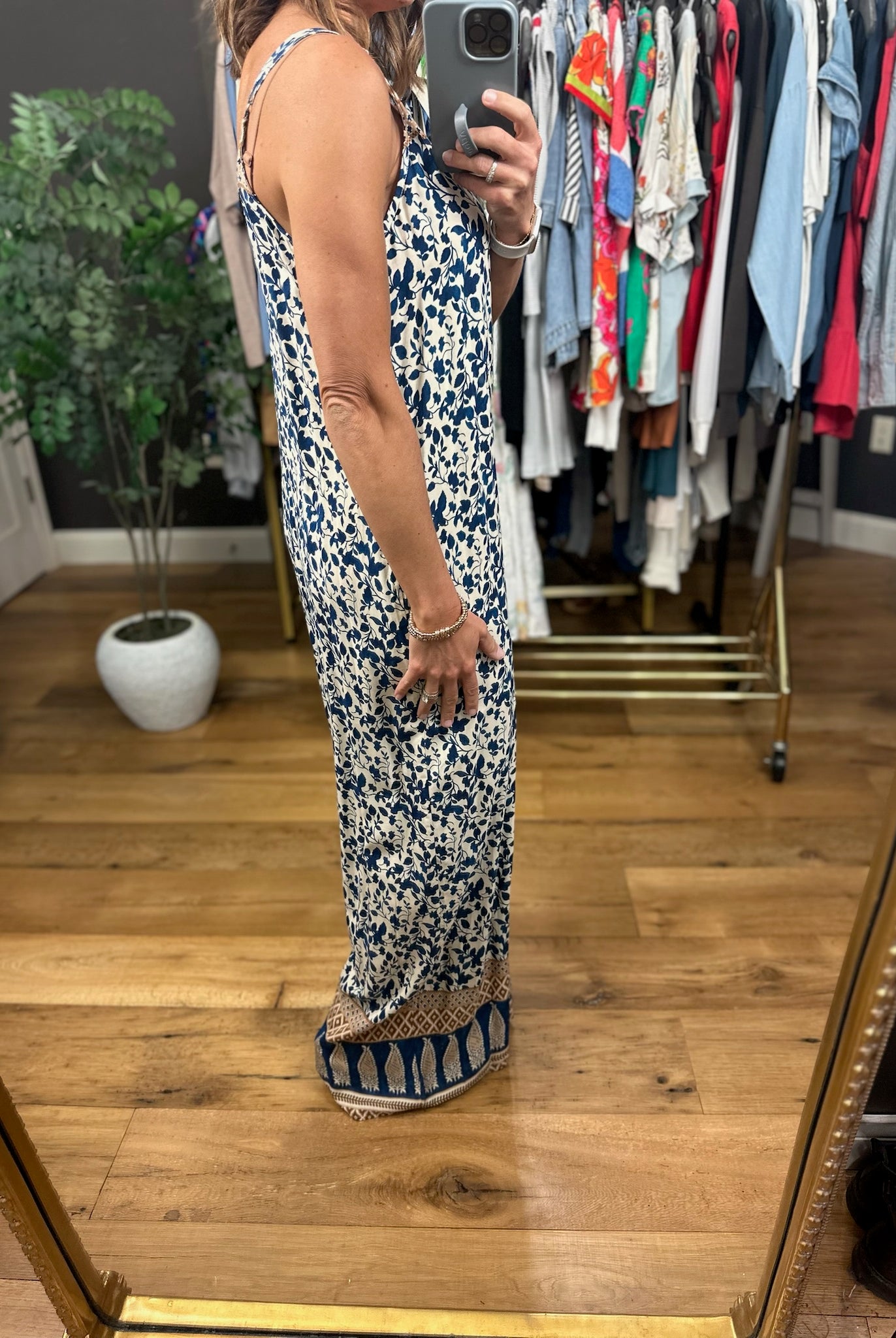 Haven't Met You Yet Patterned Jumpsuit-Jumpsuits-ee:some-Anna Kaytes Boutique, Women's Fashion Boutique in Grinnell, Iowa