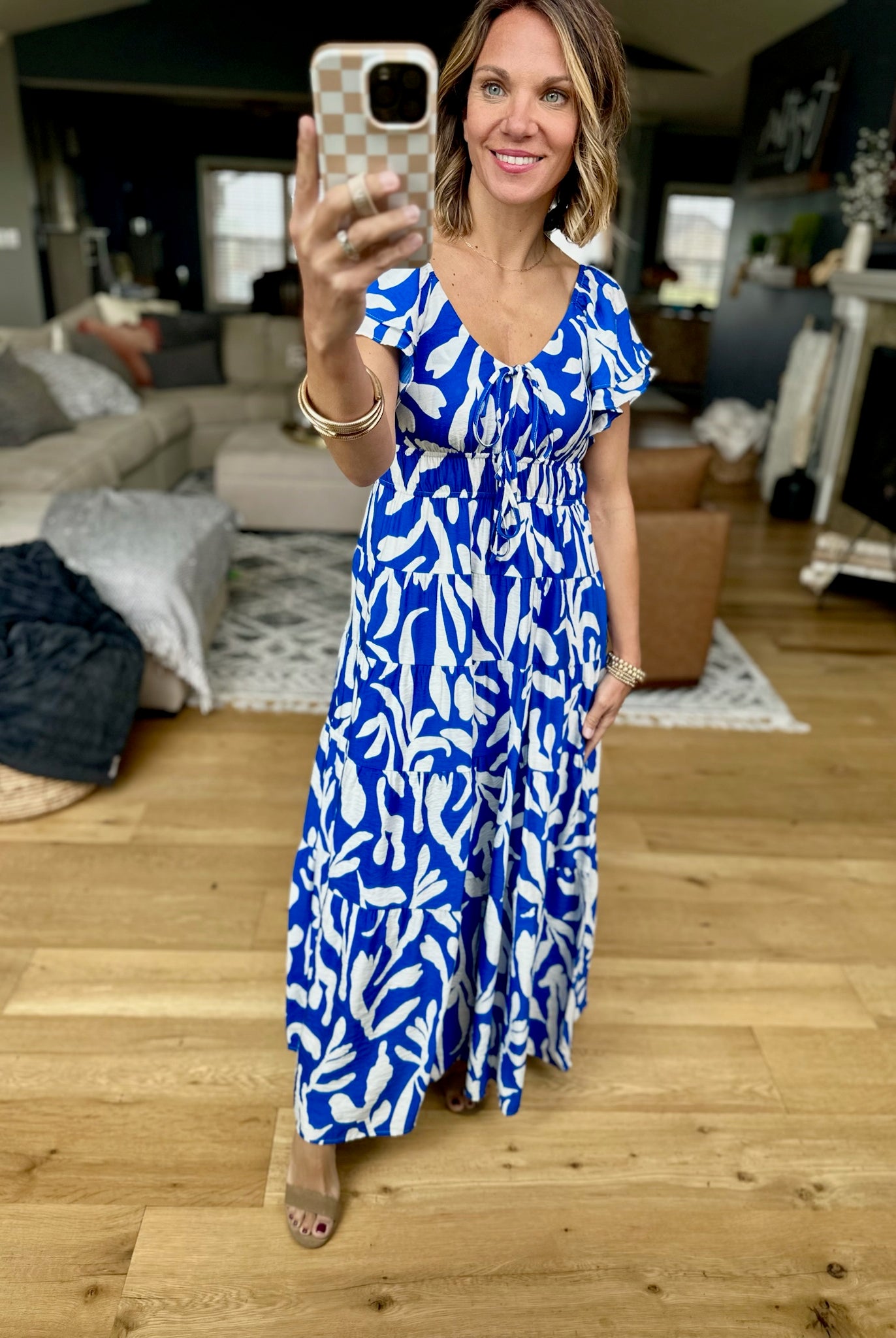 Just The Beginning Pocket Dress - Royal-THML-Anna Kaytes Boutique, Women's Fashion Boutique in Grinnell, Iowa