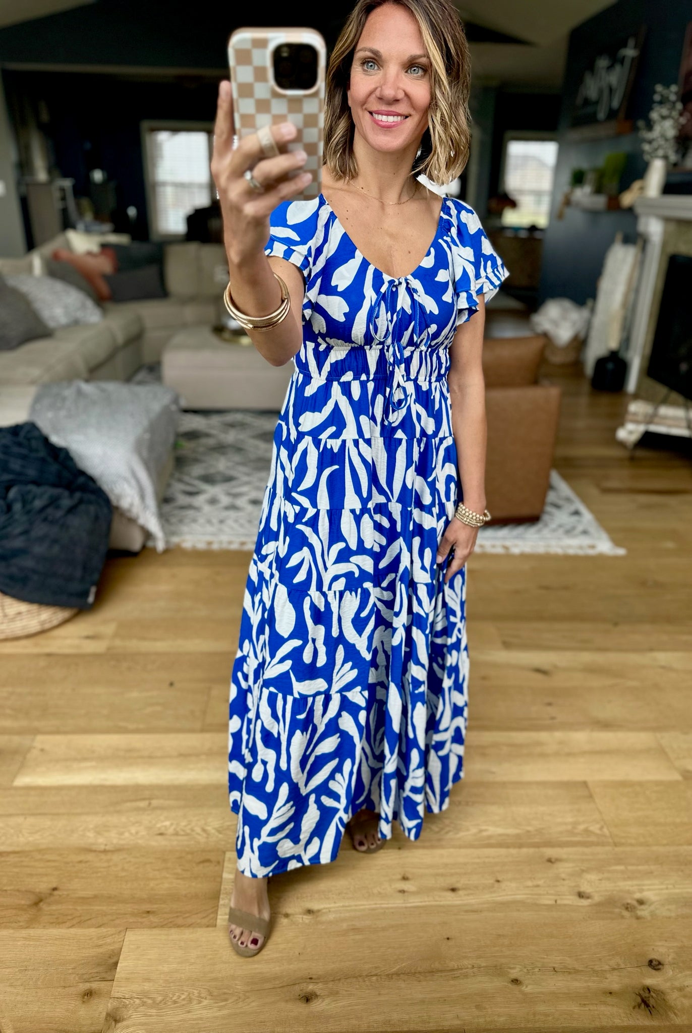 Just The Beginning Pocket Dress - Royal-THML-Anna Kaytes Boutique, Women's Fashion Boutique in Grinnell, Iowa