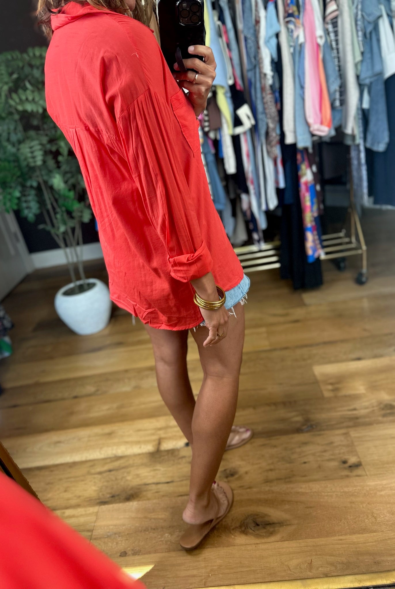 Honest Opinions Button-Down Top-Long Sleeves-Be Cool-Anna Kaytes Boutique, Women's Fashion Boutique in Grinnell, Iowa