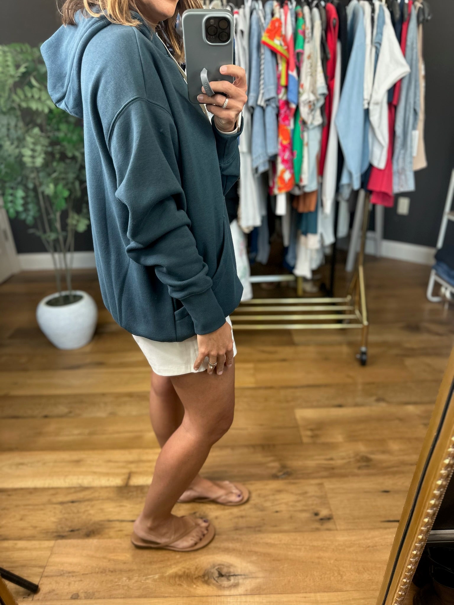 Daydreamer Pocket Hoodie-Sweaters-Mono B-Anna Kaytes Boutique, Women's Fashion Boutique in Grinnell, Iowa