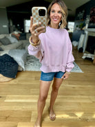 Make The Most Softest Sweatshirt - Lilac-TCEC-Anna Kaytes Boutique, Women's Fashion Boutique in Grinnell, Iowa