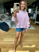 Make The Most Softest Sweatshirt - Lilac-TCEC-Anna Kaytes Boutique, Women's Fashion Boutique in Grinnell, Iowa