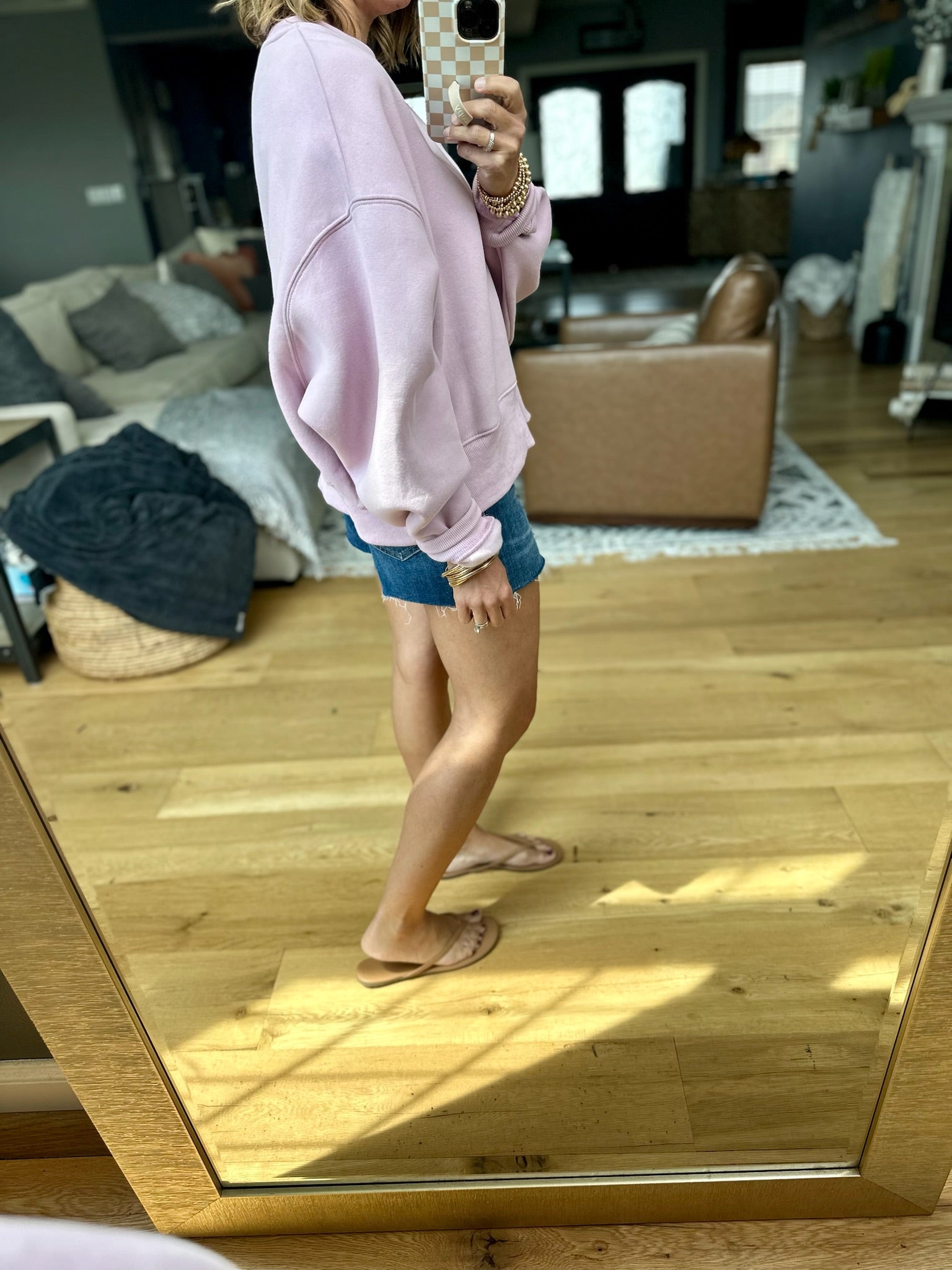 Make The Most Softest Sweatshirt - Lilac-TCEC-Anna Kaytes Boutique, Women's Fashion Boutique in Grinnell, Iowa