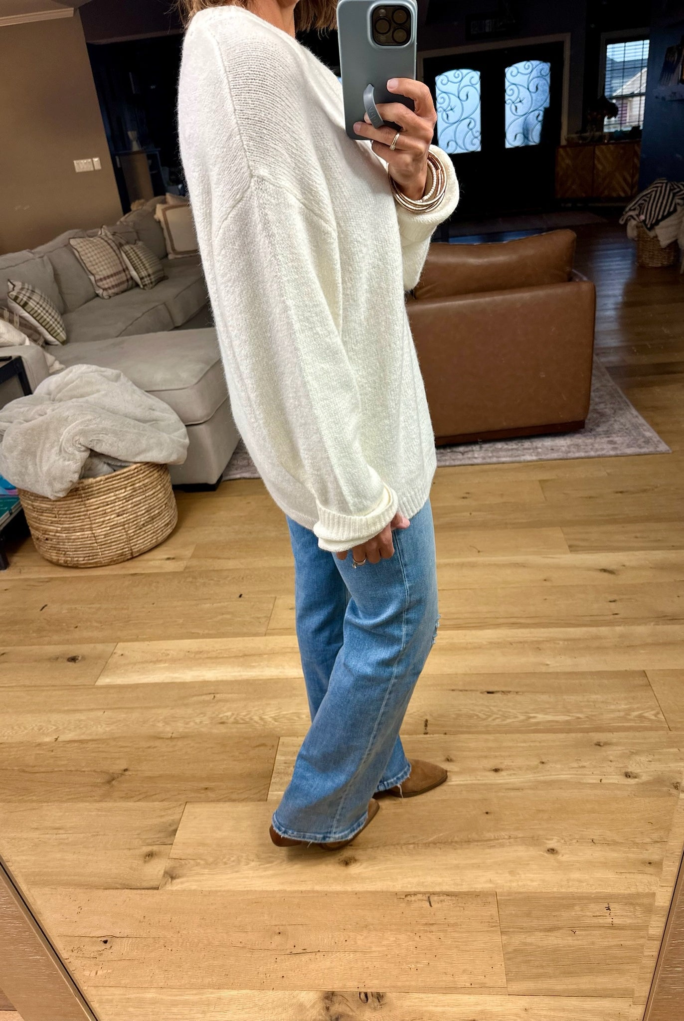 Z Supply Warmer Days Crew Sweater-sweater-Z Supply-Anna Kaytes Boutique, Women's Fashion Boutique in Grinnell, Iowa