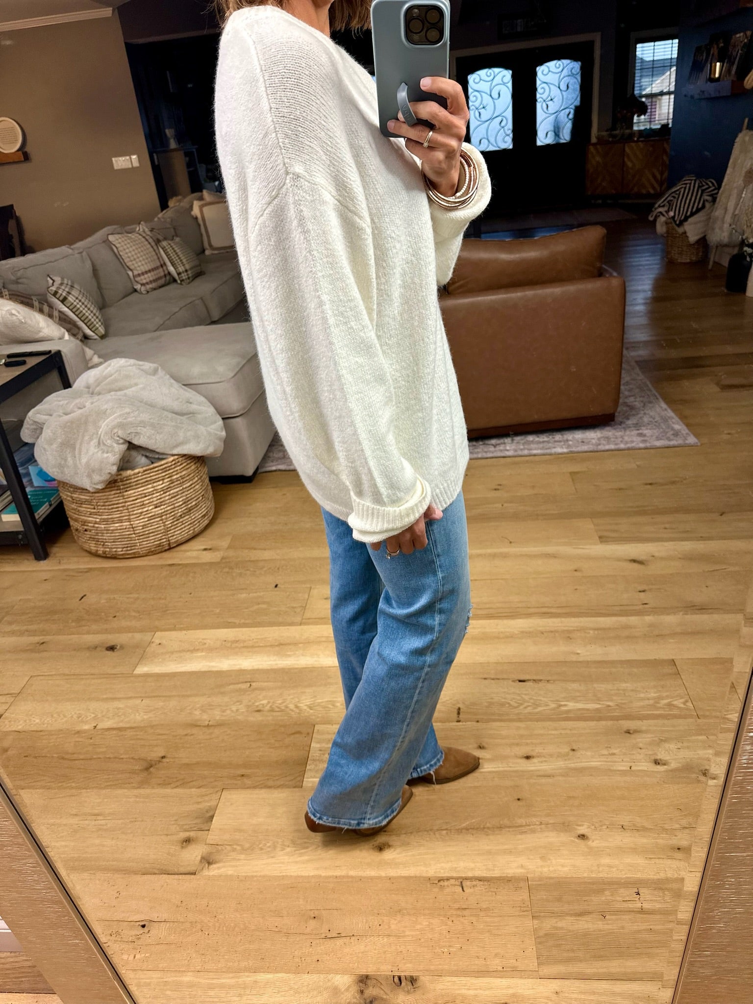 Z Supply Warmer Days Crew Sweater-sweater-Z Supply-Anna Kaytes Boutique, Women's Fashion Boutique in Grinnell, Iowa