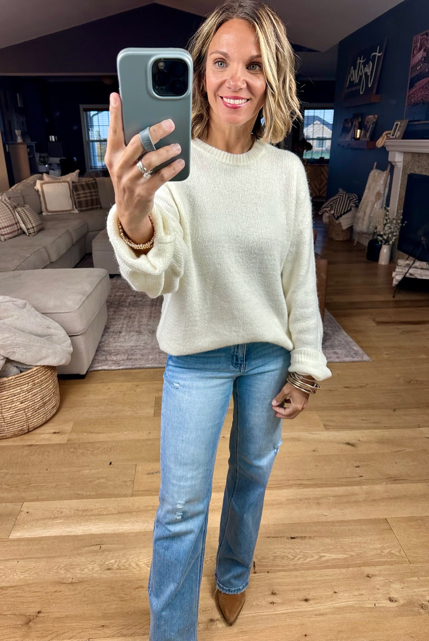 Z Supply Warmer Days Crew Sweater-Z Supply-Anna Kaytes Boutique, Women's Fashion Boutique in Grinnell, Iowa