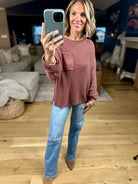 Wondering Why Knit Pocket Sweater-Wishlist-Anna Kaytes Boutique, Women's Fashion Boutique in Grinnell, Iowa
