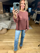Wondering Why Knit Pocket Sweater-Wishlist-Anna Kaytes Boutique, Women's Fashion Boutique in Grinnell, Iowa