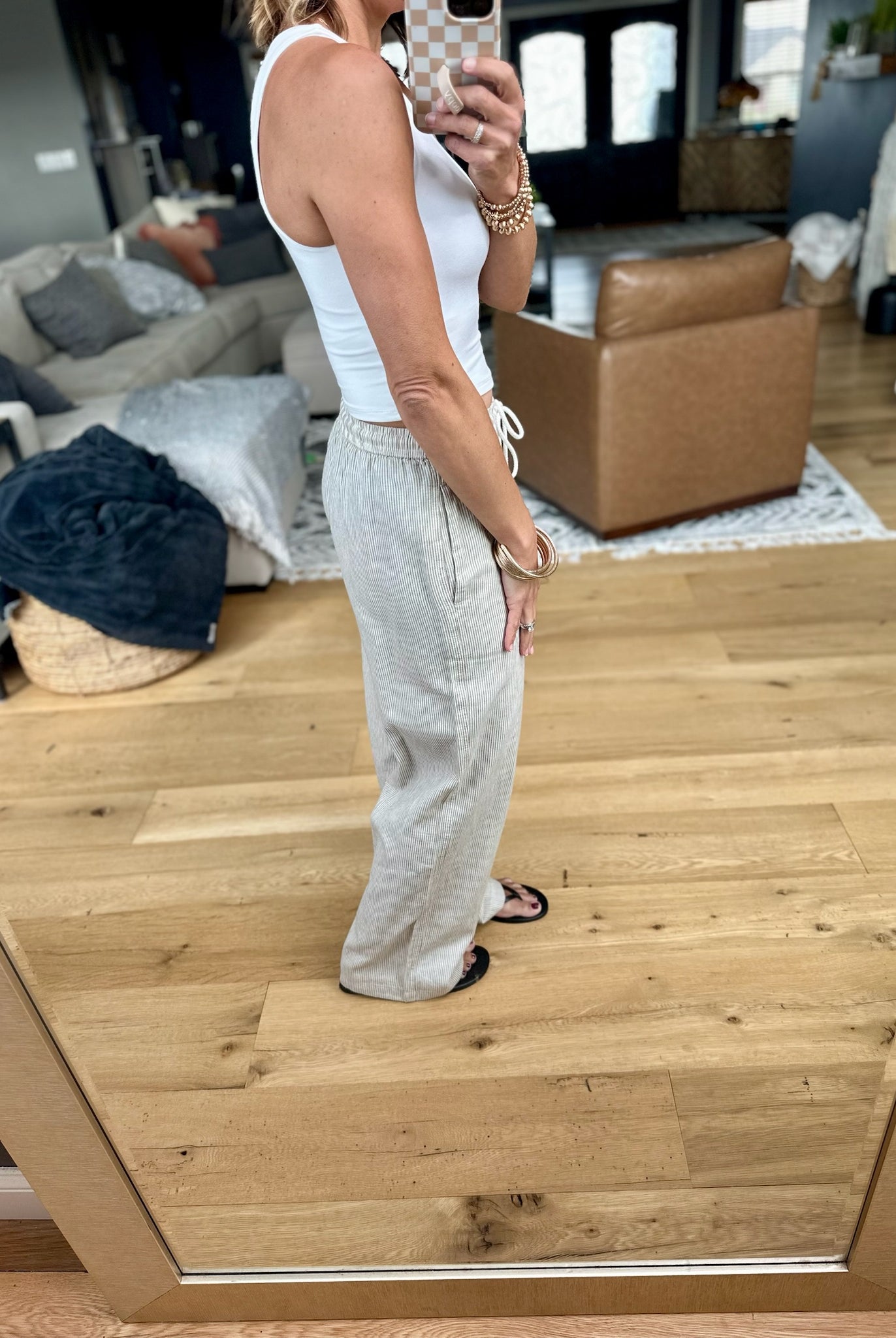 For My Comfort Linen-Blend Pant-Be Cool-Anna Kaytes Boutique, Women's Fashion Boutique in Grinnell, Iowa