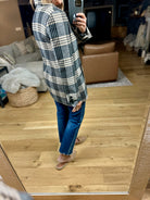 Type Of Talk Plaid Blazer Jacket-Blu Pepper-Anna Kaytes Boutique, Women's Fashion Boutique in Grinnell, Iowa