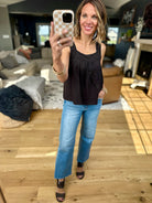 Put You First Flow Top - Black-Thread & Supply-Anna Kaytes Boutique, Women's Fashion Boutique in Grinnell, Iowa