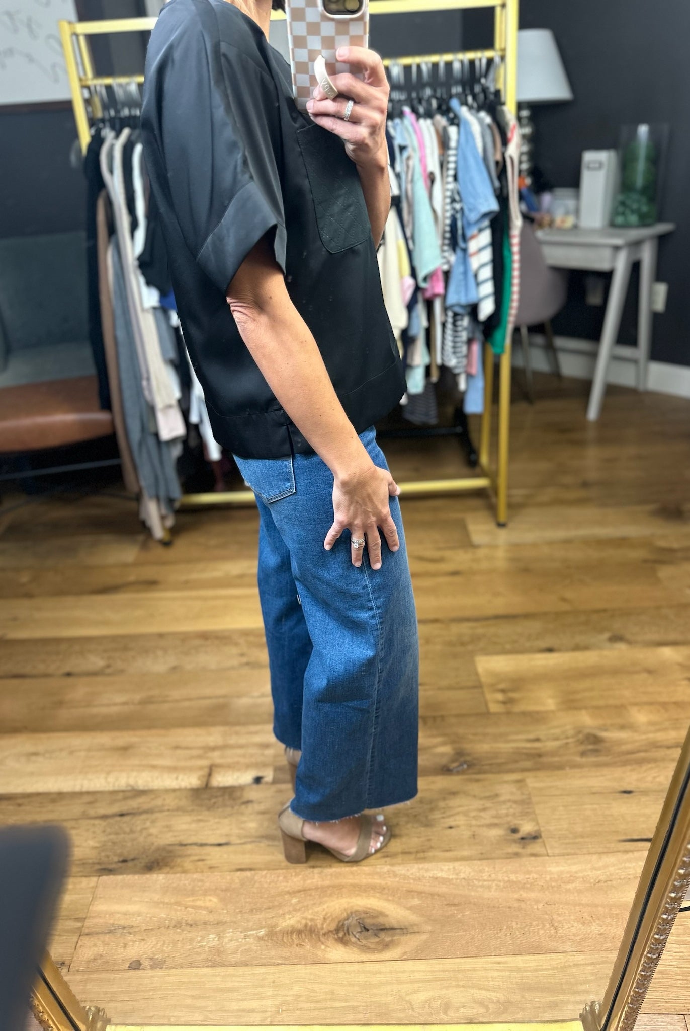 Run This Show Drop-Sleeve Top - Black-Jodifl-Anna Kaytes Boutique, Women's Fashion Boutique in Grinnell, Iowa