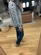 At Our Feet Striped Collared Knit-Staccato-Anna Kaytes Boutique, Women's Fashion Boutique in Grinnell, Iowa