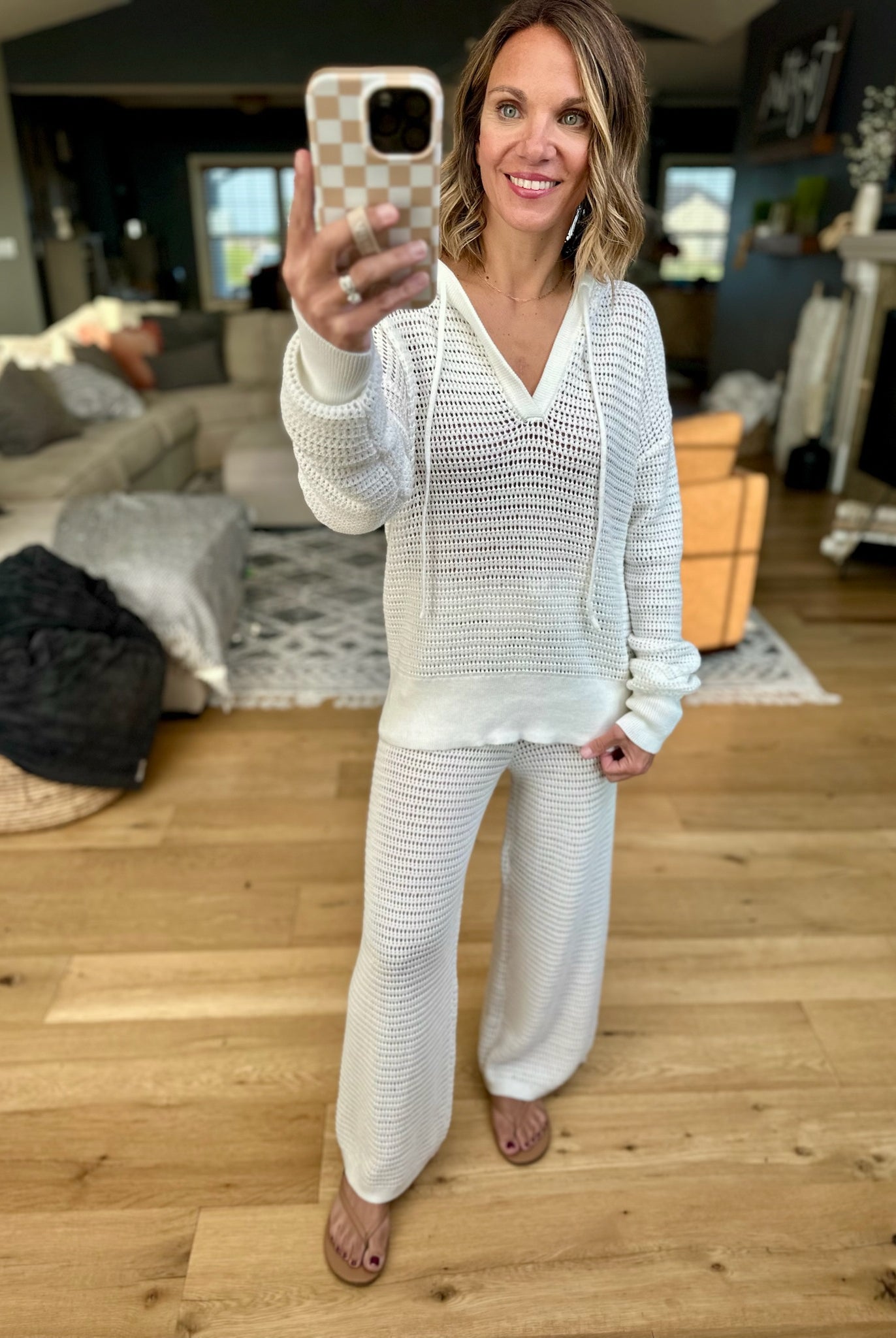 Thinking Of You Knit Set-Mono B-Anna Kaytes Boutique, Women's Fashion Boutique in Grinnell, Iowa
