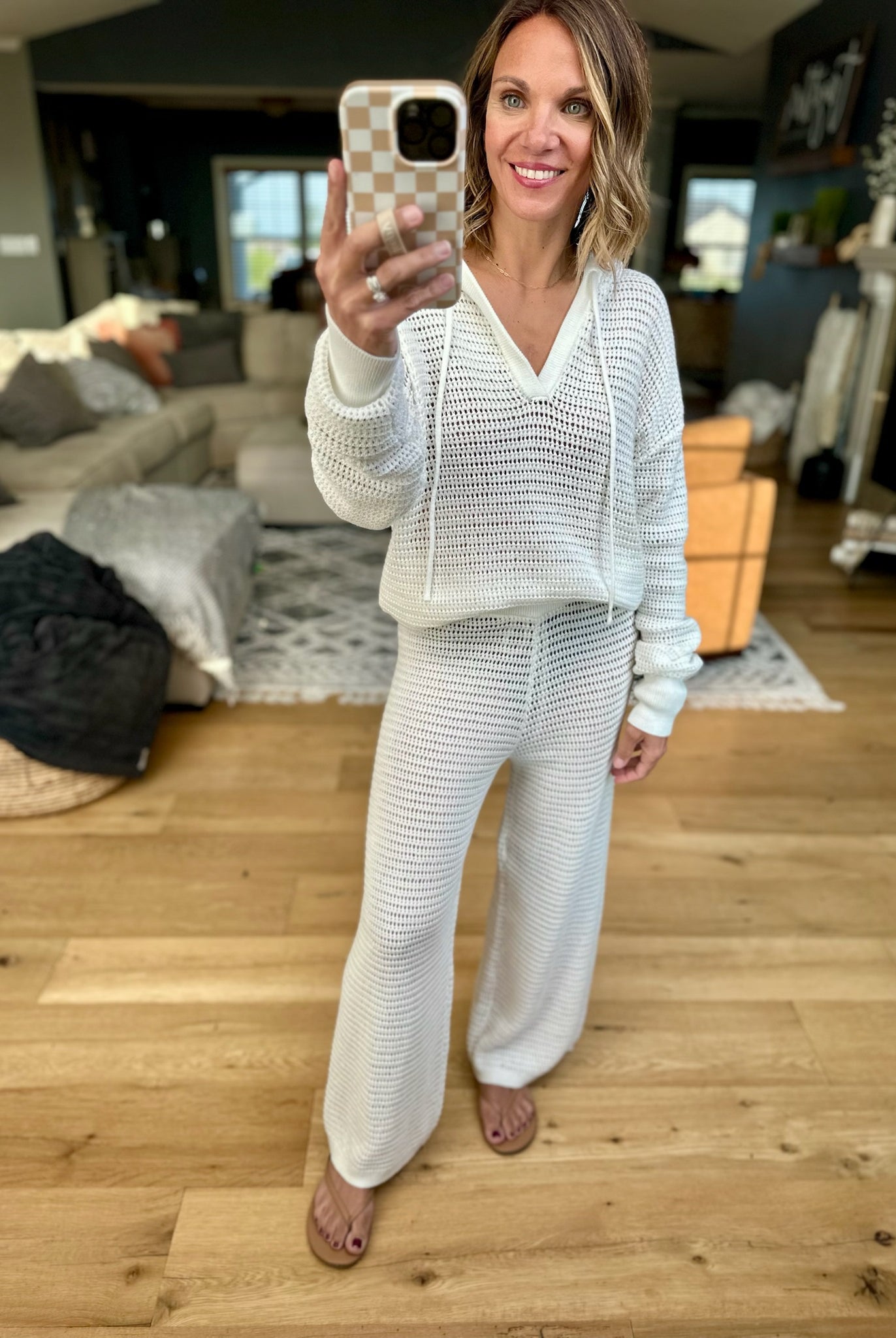 Thinking Of You Knit Set-Mono B-Anna Kaytes Boutique, Women's Fashion Boutique in Grinnell, Iowa