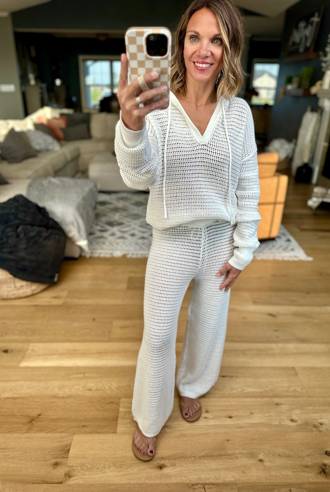 Thinking Of You Knit Set-Mono B-Anna Kaytes Boutique, Women's Fashion Boutique in Grinnell, Iowa