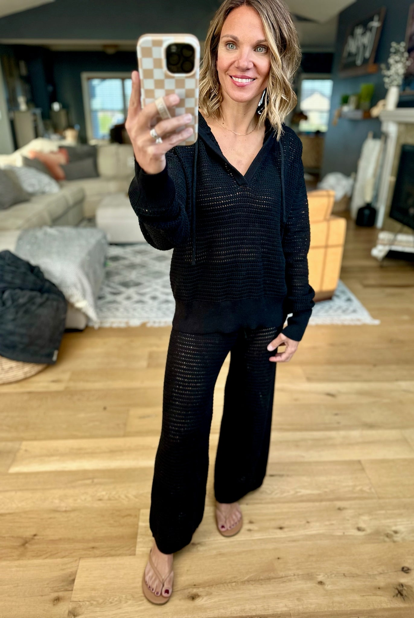 Thinking Of You Knit Set-Mono B-Anna Kaytes Boutique, Women's Fashion Boutique in Grinnell, Iowa