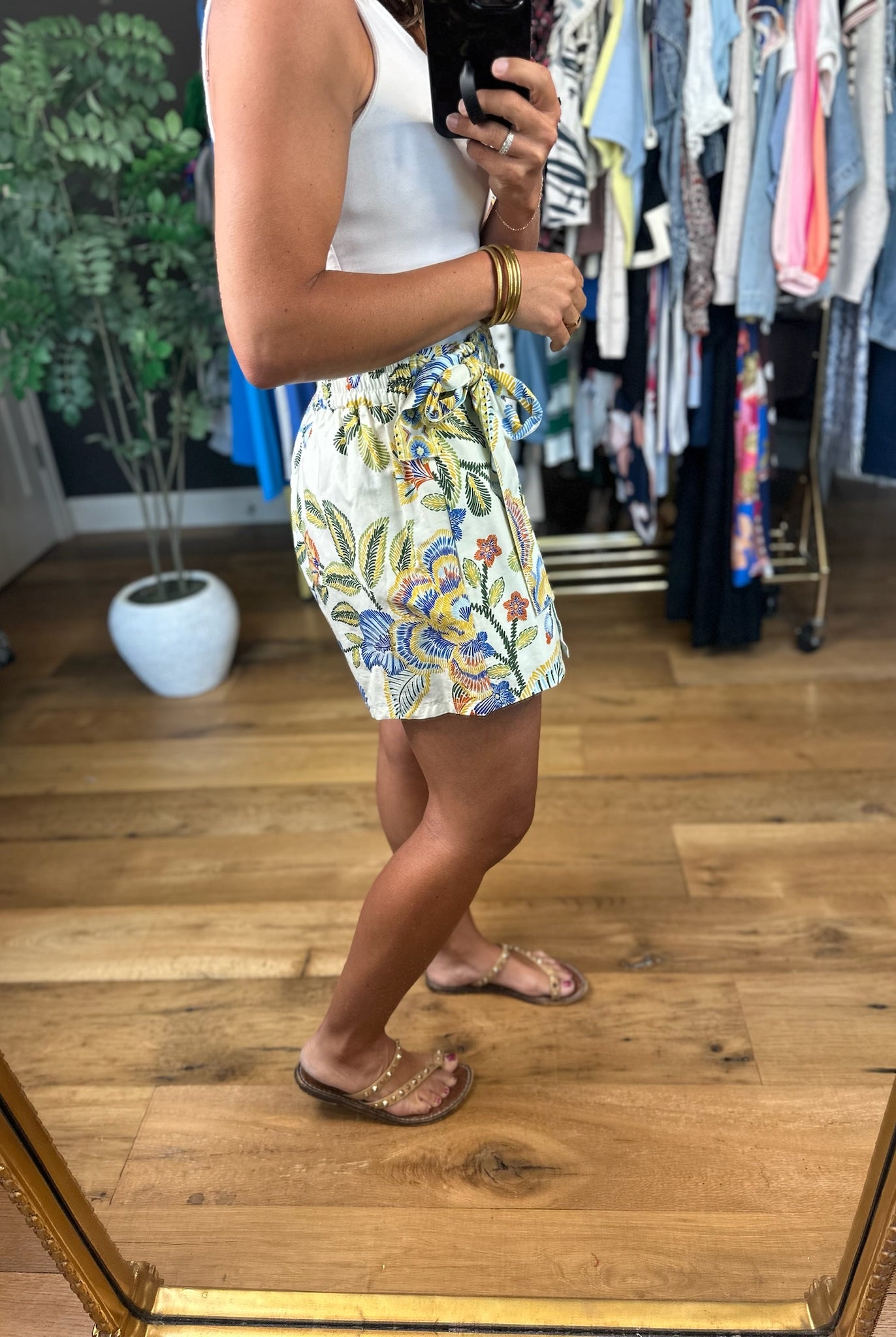 Sunshine Escape Skort-Skorts-Entro-Anna Kaytes Boutique, Women's Fashion Boutique in Grinnell, Iowa