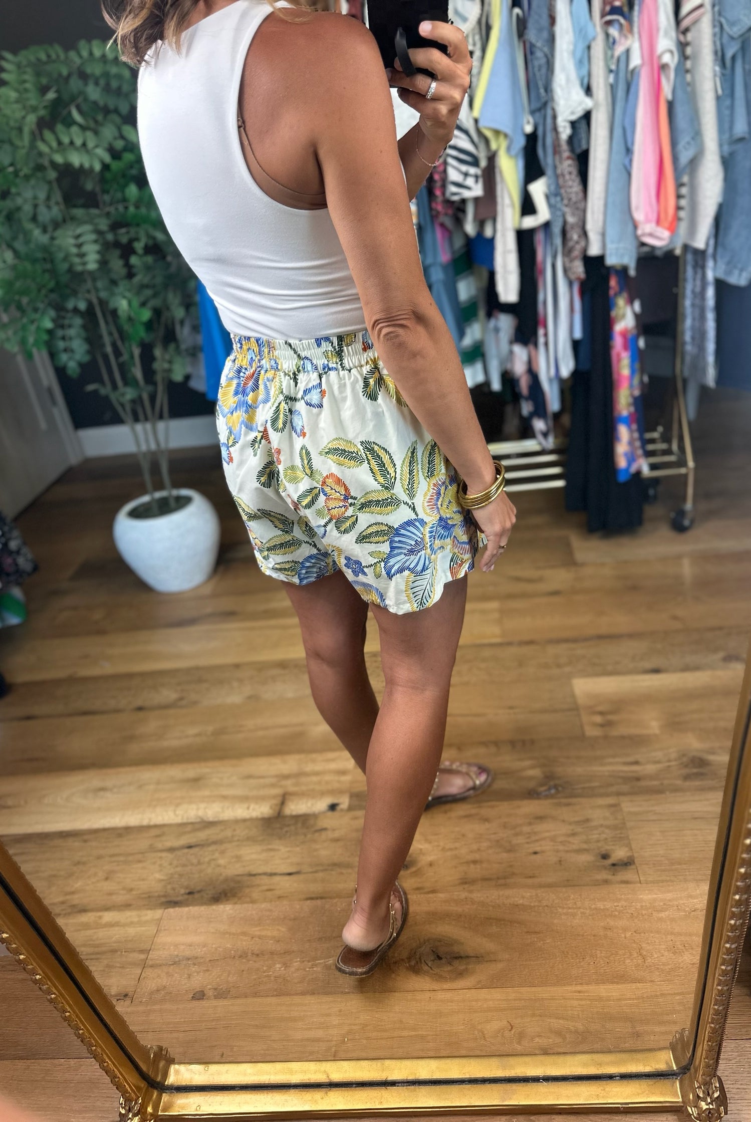 Sunshine Escape Skort-Skorts-Entro-Anna Kaytes Boutique, Women's Fashion Boutique in Grinnell, Iowa