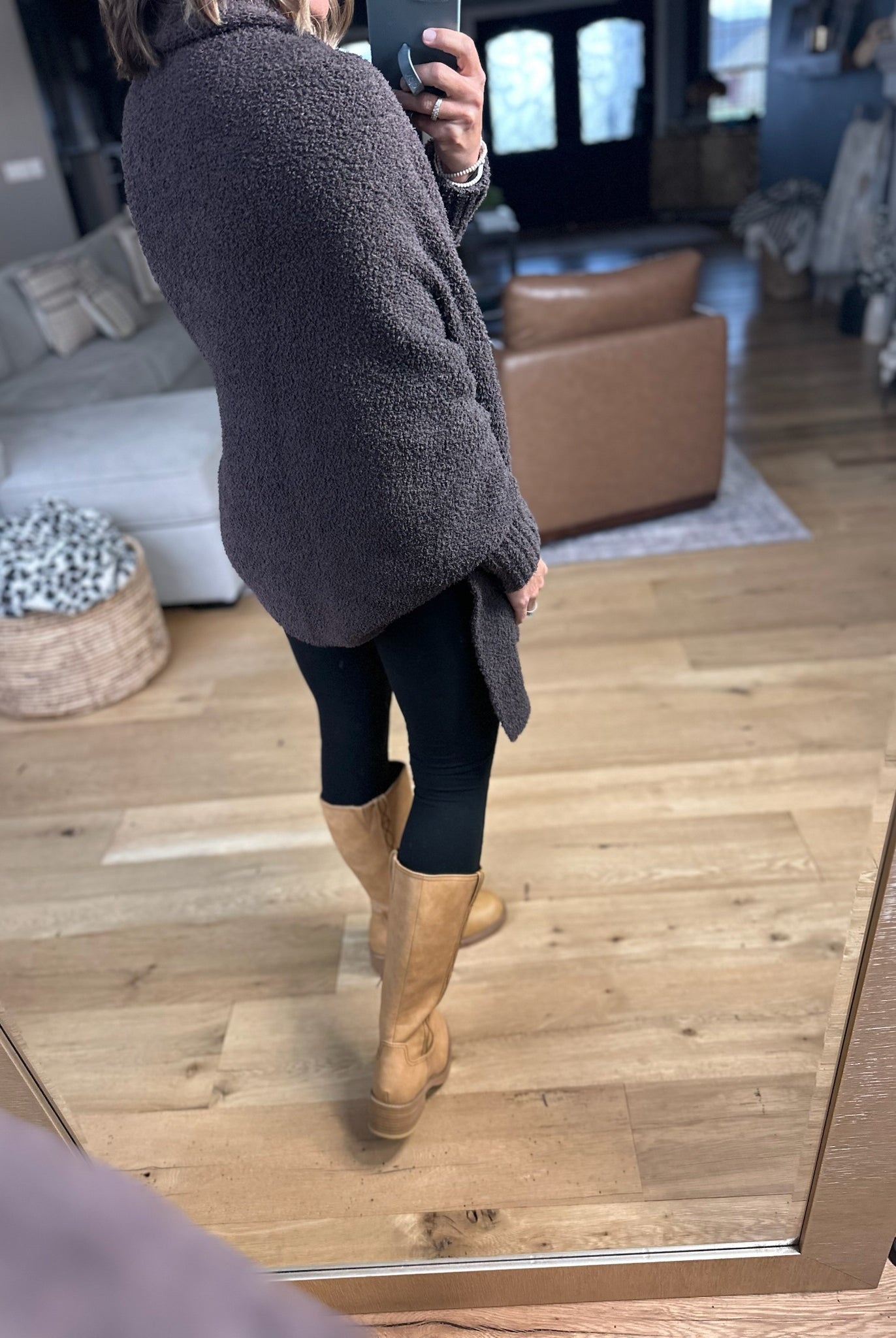 Cozy Intentions Pocket Cardigan-Sweaters-Blu Ivy-Anna Kaytes Boutique, Women's Fashion Boutique in Grinnell, Iowa