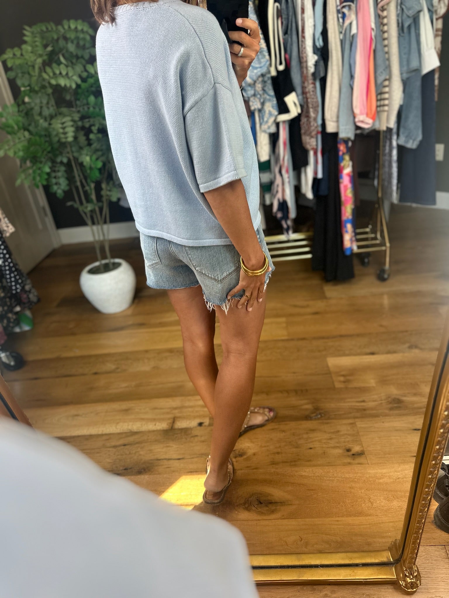 Just For Us Short-Sleeve Cardigan-Short Sleeves-Wishlist-Anna Kaytes Boutique, Women's Fashion Boutique in Grinnell, Iowa
