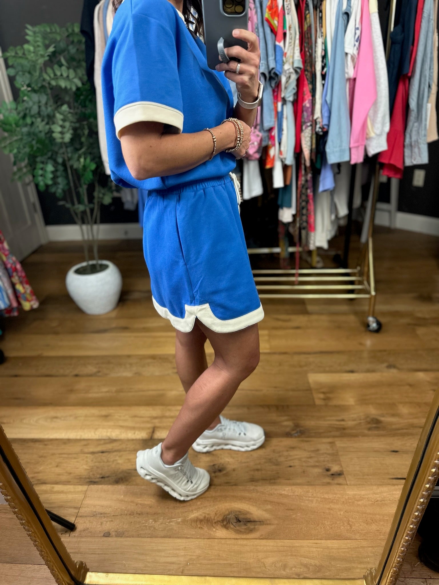 The Andie Drawstring Skirt-Dresses-She & Sky-Anna Kaytes Boutique, Women's Fashion Boutique in Grinnell, Iowa