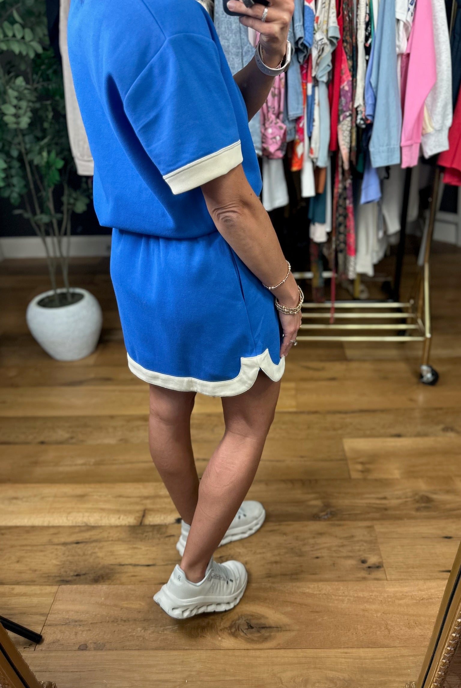 The Andie Drawstring Skirt-Dresses-She & Sky-Anna Kaytes Boutique, Women's Fashion Boutique in Grinnell, Iowa