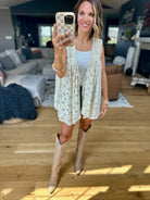 On Music Row Flowy Vest-POL-Anna Kaytes Boutique, Women's Fashion Boutique in Grinnell, Iowa