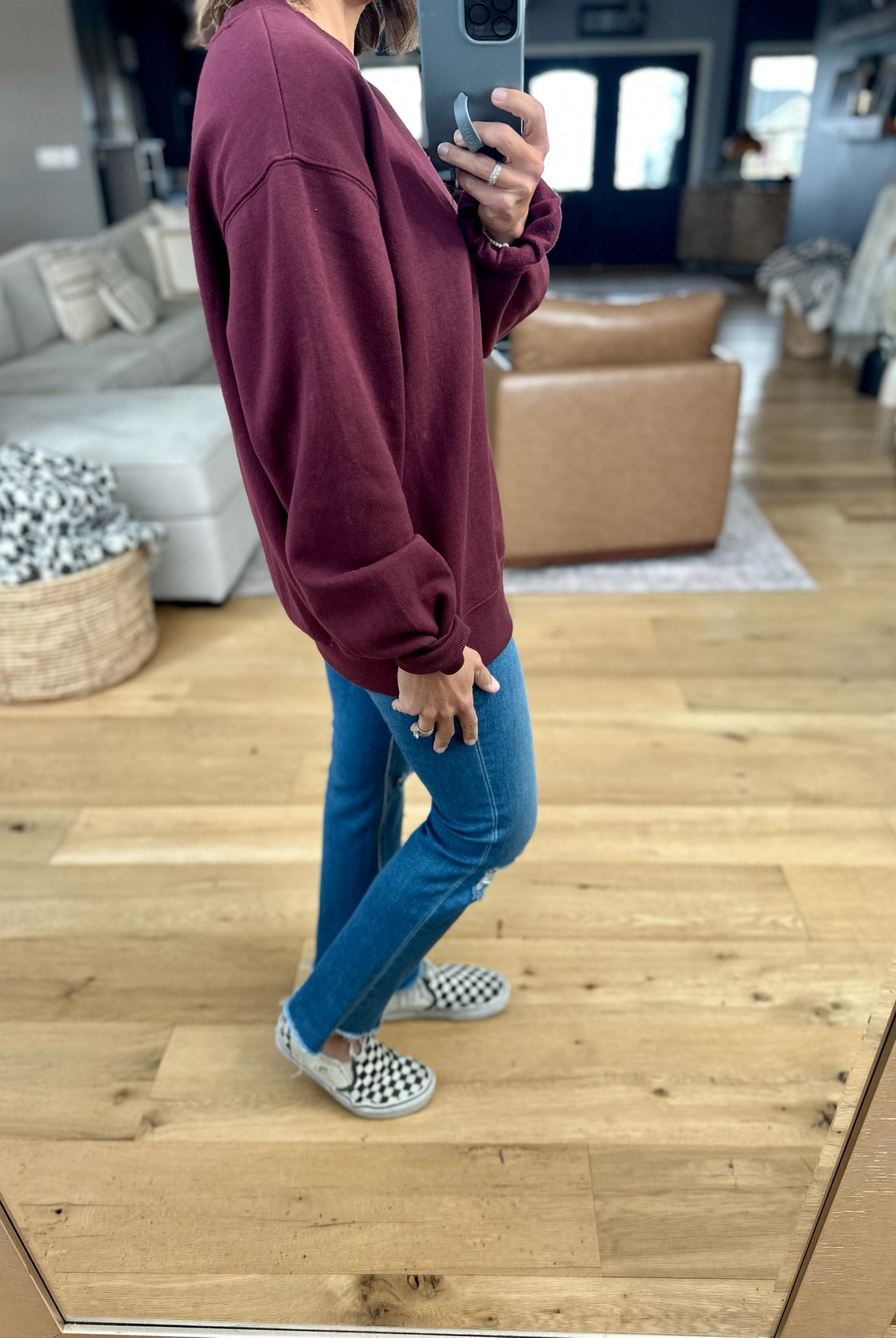 Move Along Z-Supply Crewneck Sweatshirt-Sweaters-Z Supply-Anna Kaytes Boutique, Women's Fashion Boutique in Grinnell, Iowa