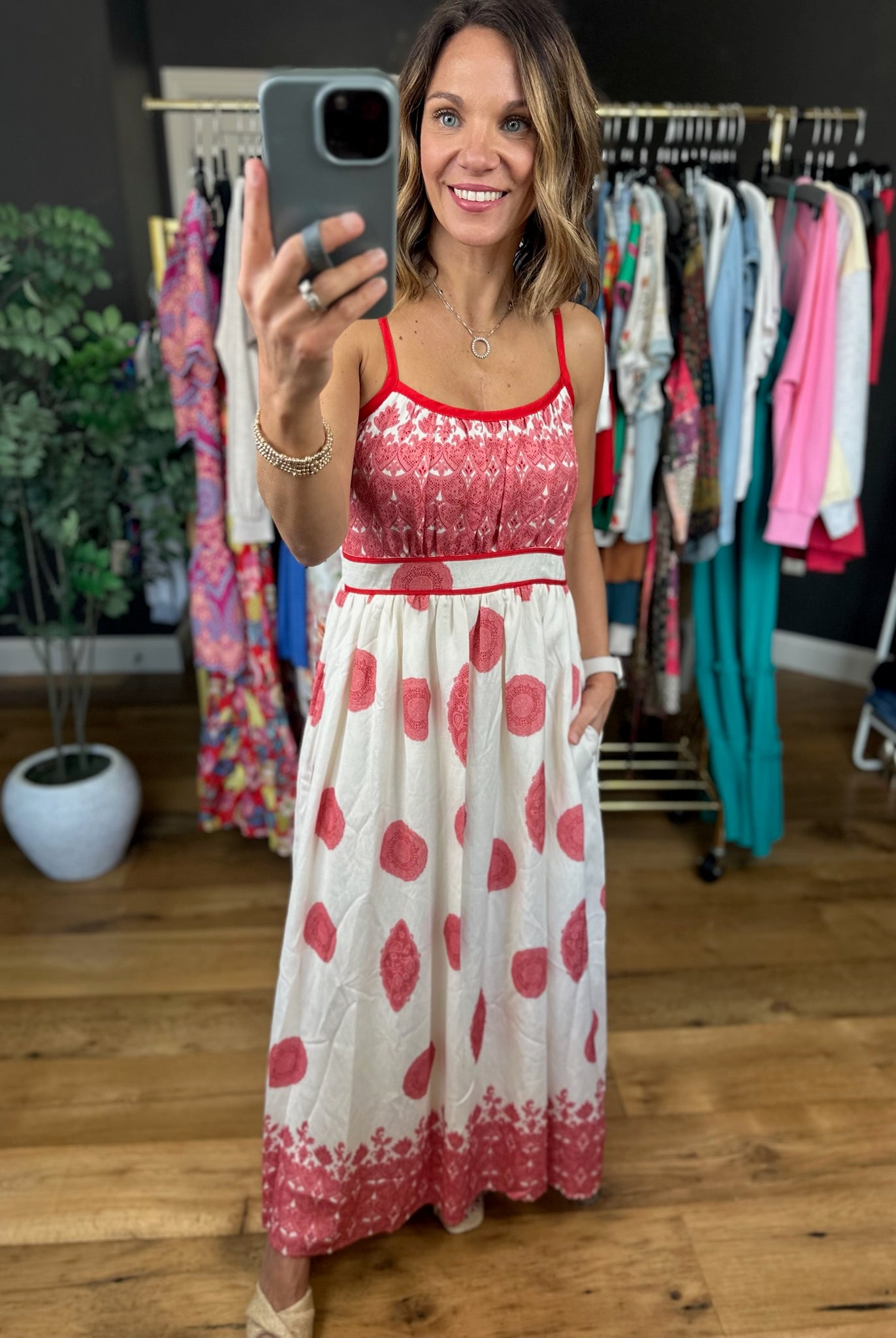 Warm Breeze Patterned Maxi Dress-Dresses-Jodifl-Anna Kaytes Boutique, Women's Fashion Boutique in Grinnell, Iowa