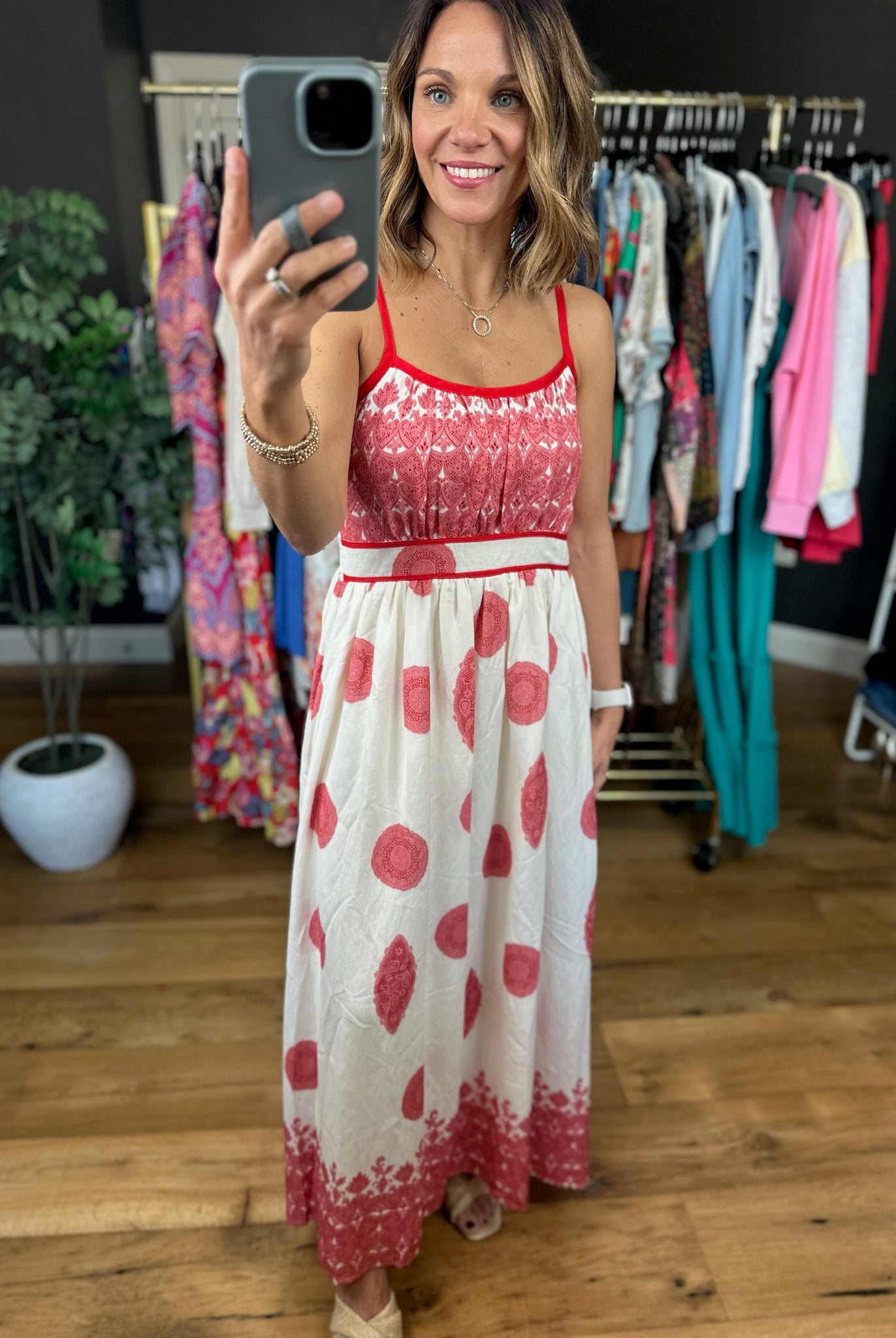 Warm Breeze Patterned Maxi Dress-Dresses-Jodifl-Anna Kaytes Boutique, Women's Fashion Boutique in Grinnell, Iowa
