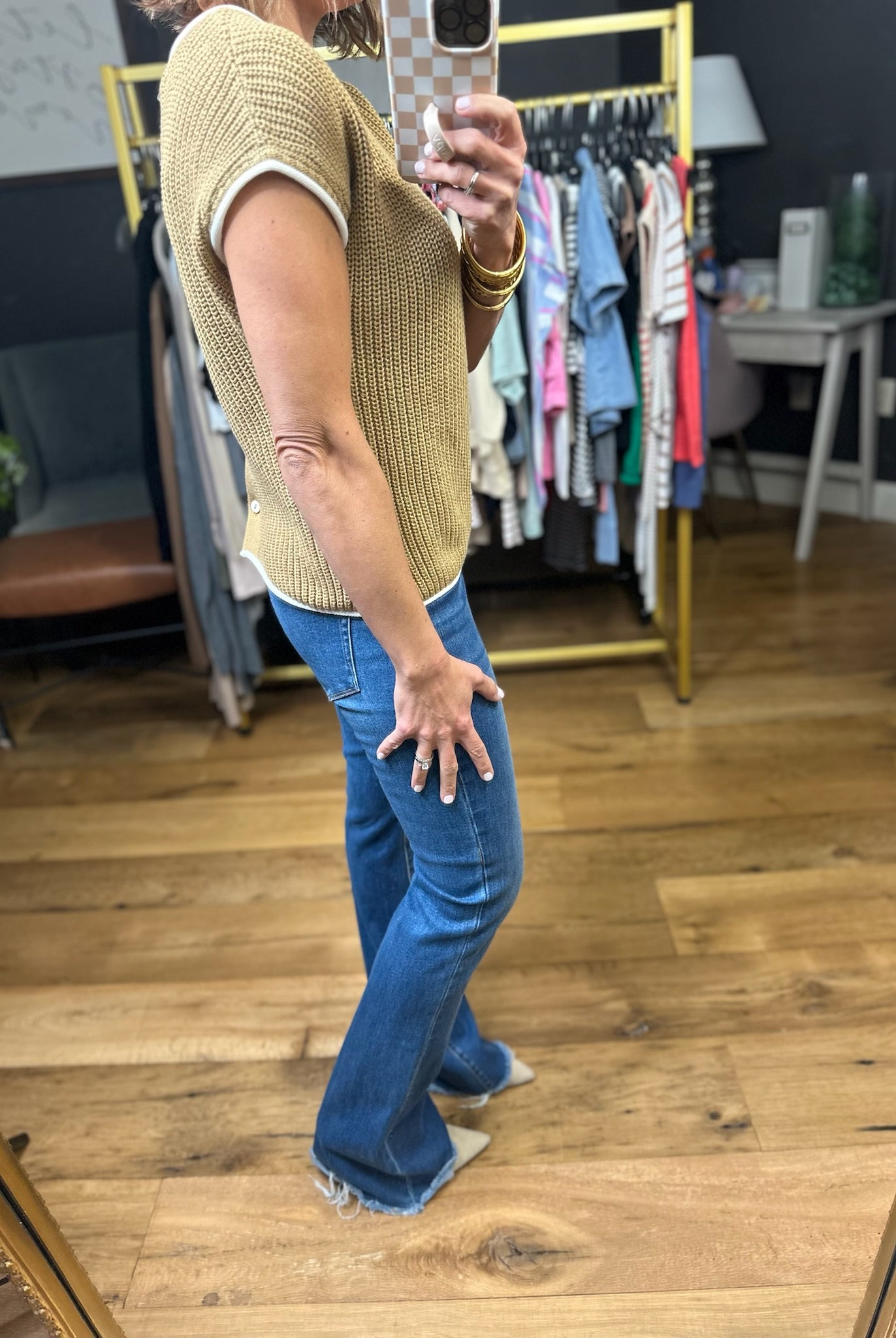 Truly Yours Knit Button-Detail Top - Multiple Options-Blu Pepper-Anna Kaytes Boutique, Women's Fashion Boutique in Grinnell, Iowa