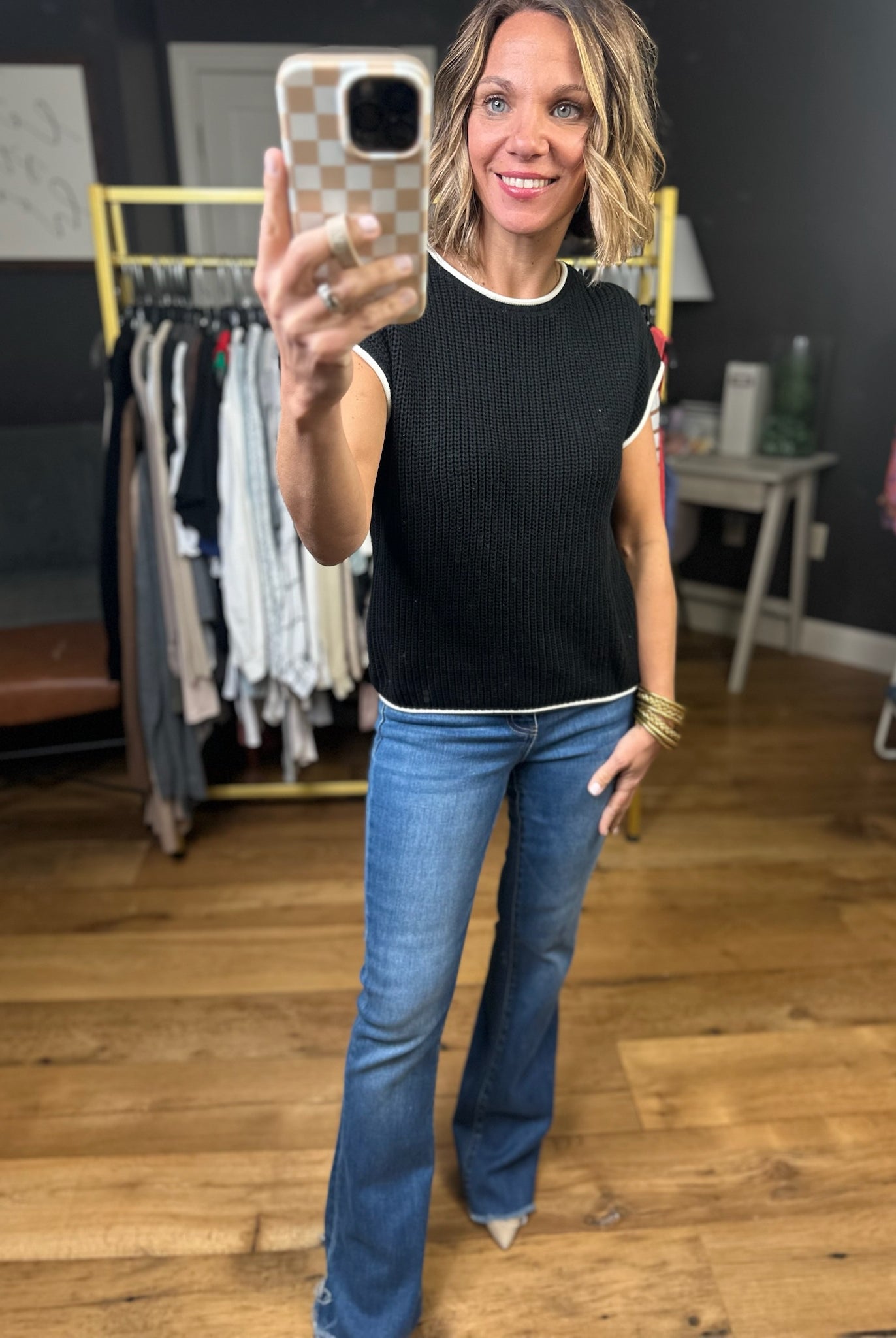 Truly Yours Knit Button-Detail Top - Multiple Options-Blu Pepper-Anna Kaytes Boutique, Women's Fashion Boutique in Grinnell, Iowa