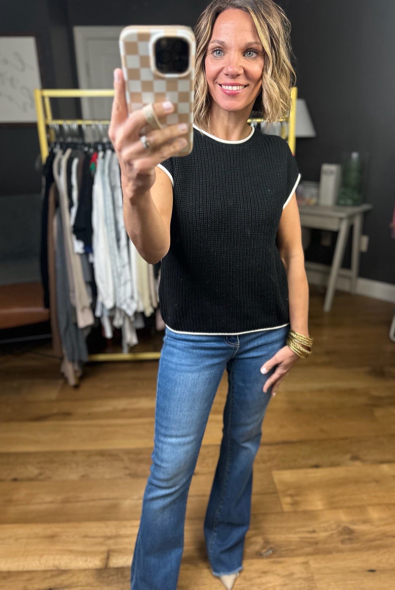 Truly Yours Knit Button-Detail Top - Multiple Options-Blu Pepper-Anna Kaytes Boutique, Women's Fashion Boutique in Grinnell, Iowa