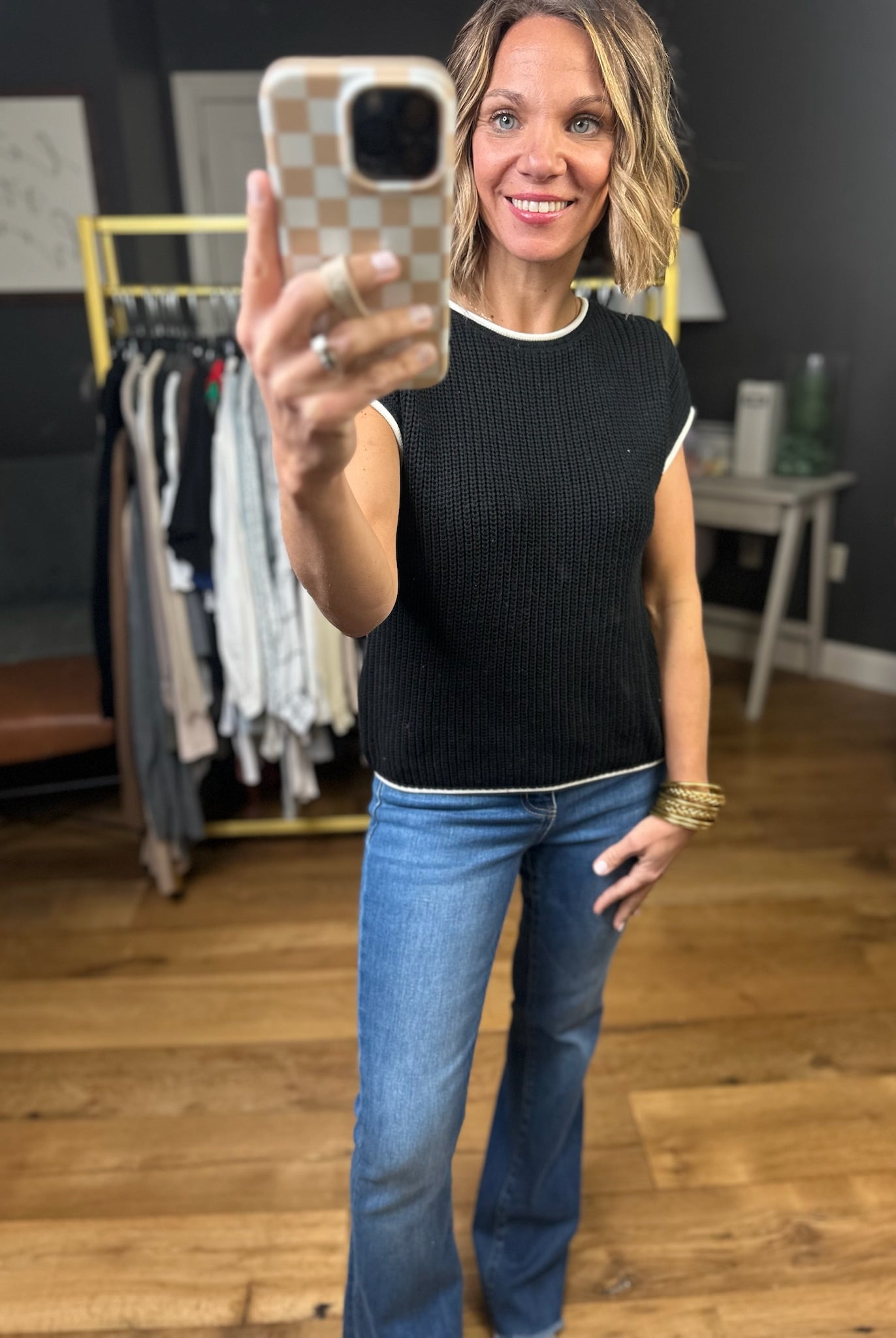 Truly Yours Knit Button-Detail Top - Multiple Options-Blu Pepper-Anna Kaytes Boutique, Women's Fashion Boutique in Grinnell, Iowa