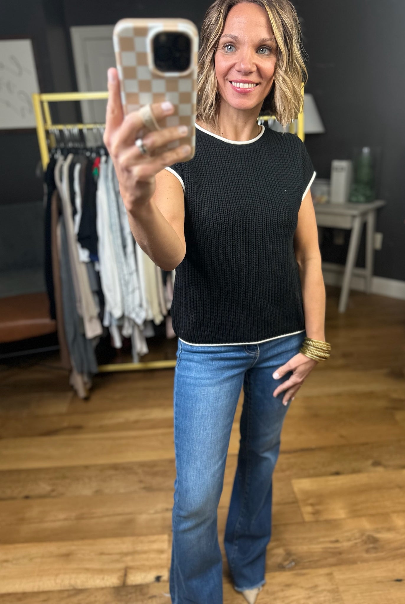 Truly Yours Knit Button-Detail Top - Multiple Options-Blu Pepper-Anna Kaytes Boutique, Women's Fashion Boutique in Grinnell, Iowa