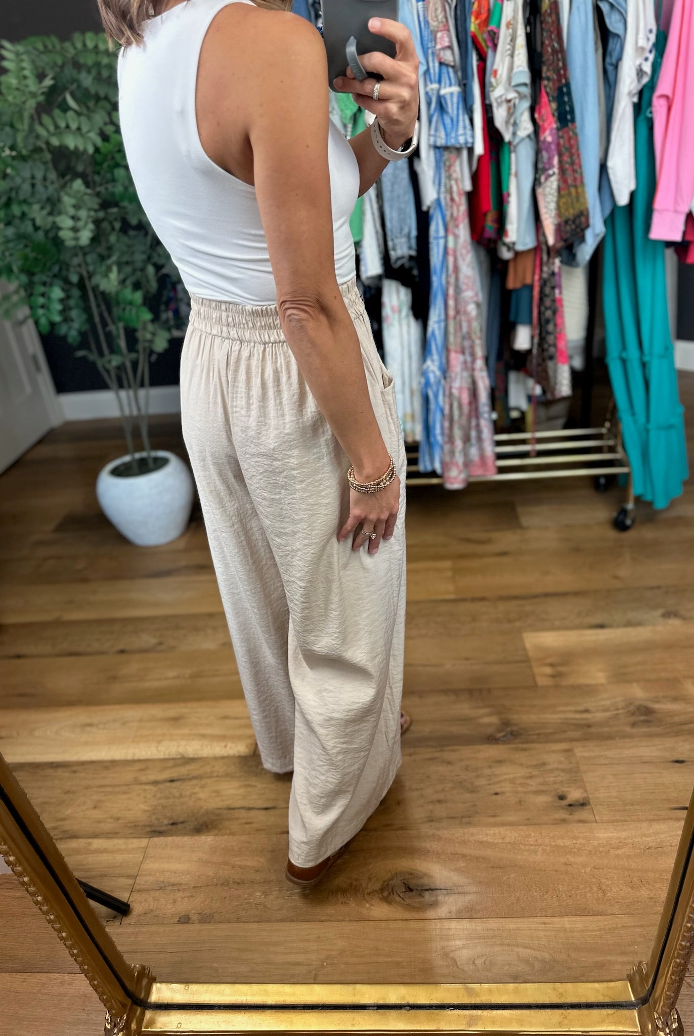 Kind Of Day Wide-Leg Pocket Pant-Pants-Umgee-Anna Kaytes Boutique, Women's Fashion Boutique in Grinnell, Iowa
