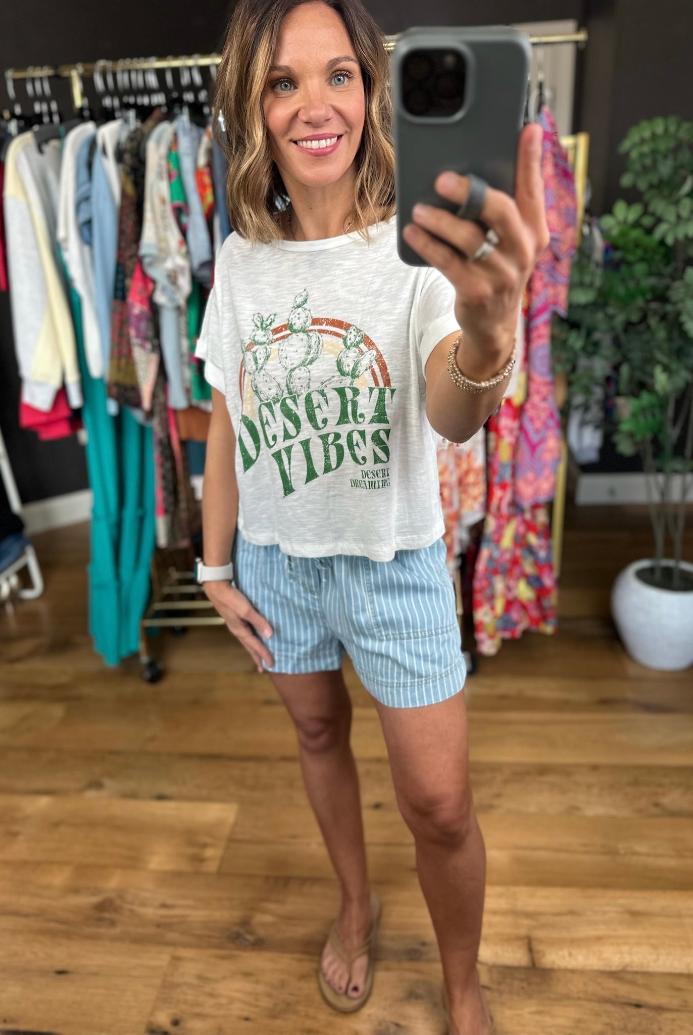 Desert Vibes Graphic Tee-Short Sleeves-Saints & Hearts-Anna Kaytes Boutique, Women's Fashion Boutique in Grinnell, Iowa