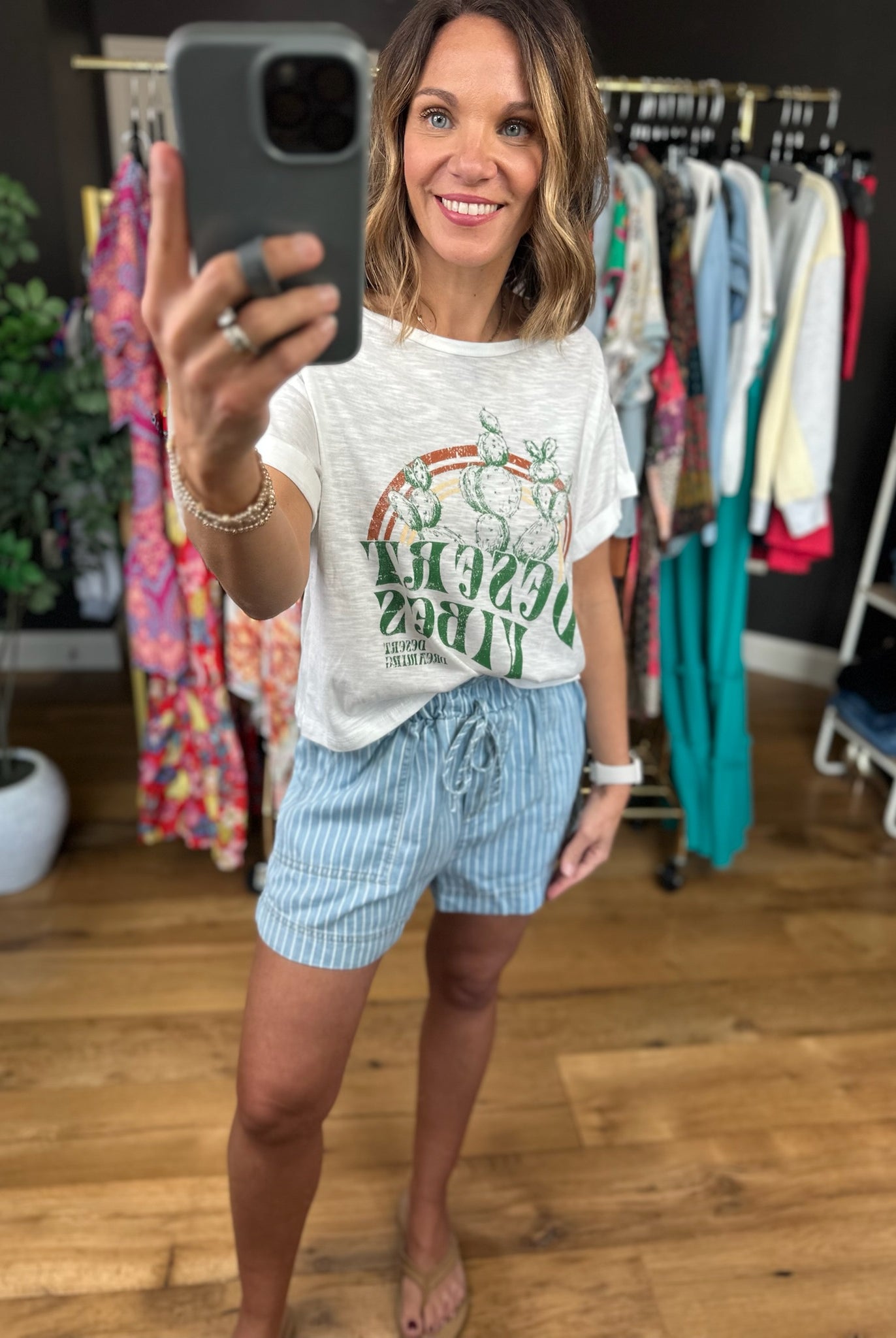 Desert Vibes Graphic Tee-Short Sleeves-Saints & Hearts-Anna Kaytes Boutique, Women's Fashion Boutique in Grinnell, Iowa