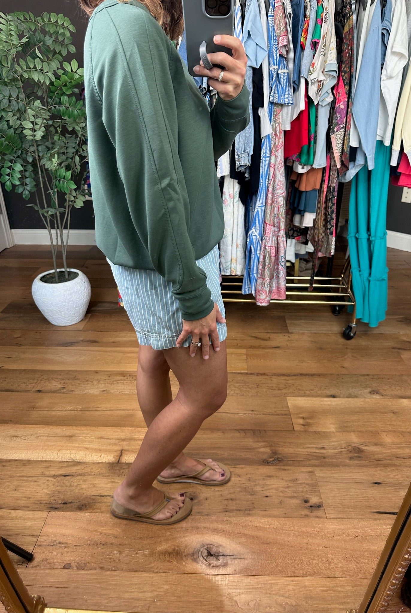 For The Better Scuba Crewneck Pullover - Ash Jade-Sweaters-Zenana-Anna Kaytes Boutique, Women's Fashion Boutique in Grinnell, Iowa