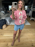 Back Around Bow-Detail Striped Top - Red-Jodifl-Anna Kaytes Boutique, Women's Fashion Boutique in Grinnell, Iowa