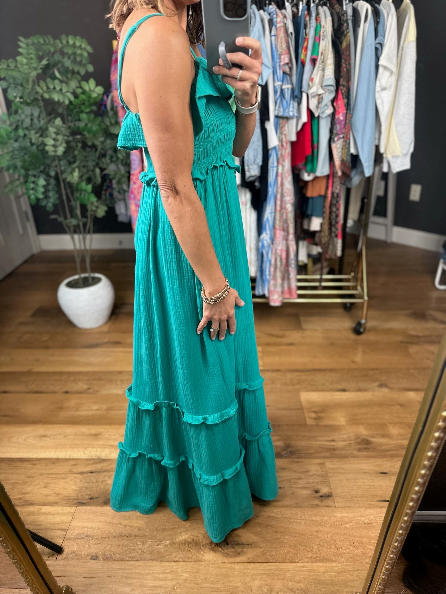 Spring Forward Pocket Maxi Dress-Dresses-Wishlist-Anna Kaytes Boutique, Women's Fashion Boutique in Grinnell, Iowa