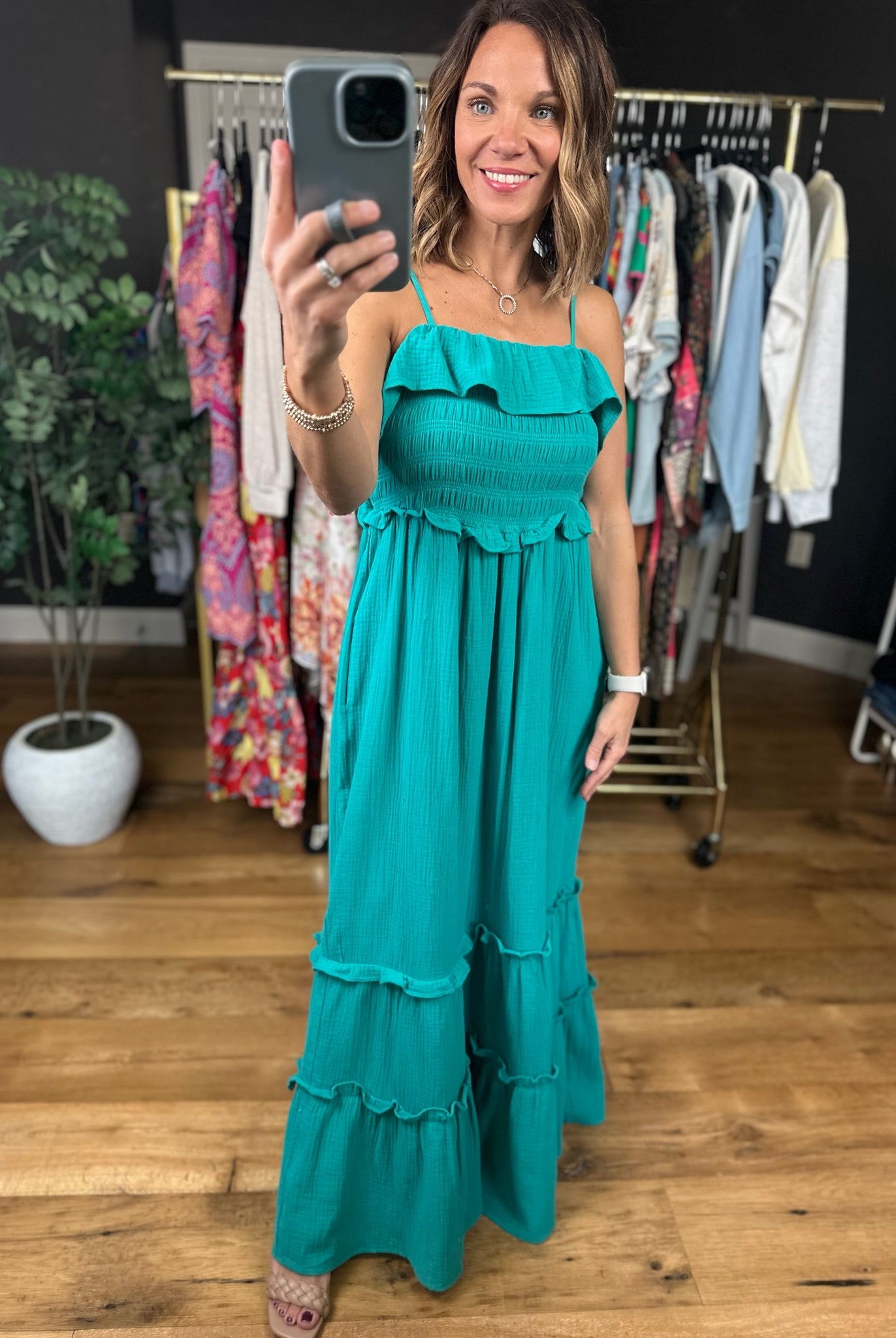 Spring Forward Pocket Maxi Dress-Dresses-Wishlist-Anna Kaytes Boutique, Women's Fashion Boutique in Grinnell, Iowa
