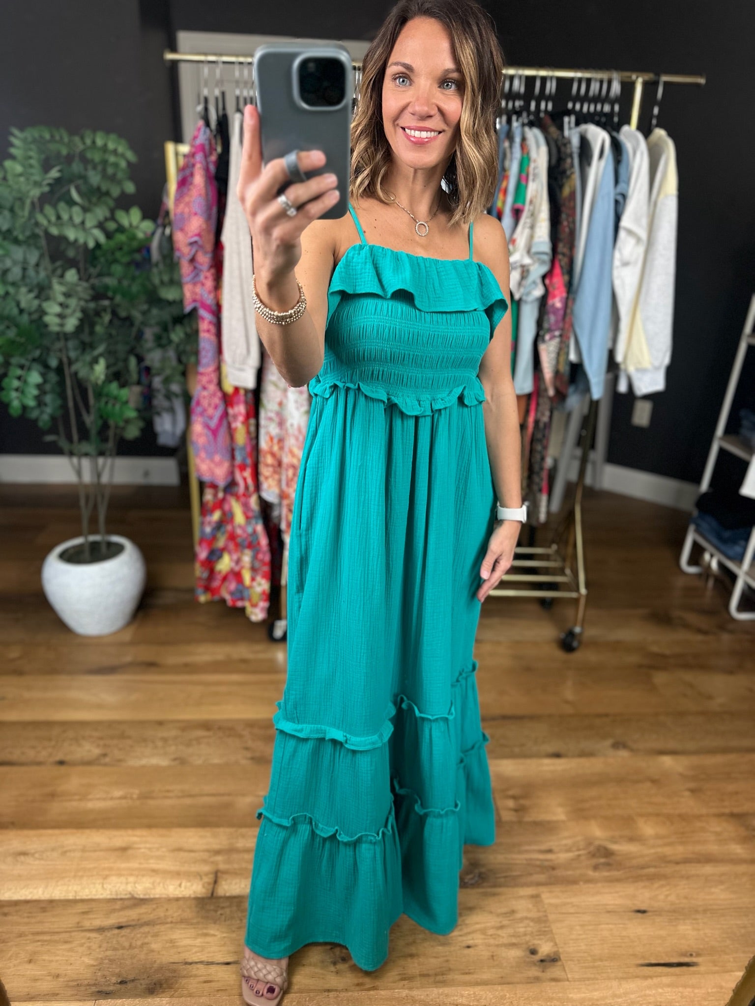 Spring Forward Pocket Maxi Dress-Dresses-Wishlist-Anna Kaytes Boutique, Women's Fashion Boutique in Grinnell, Iowa