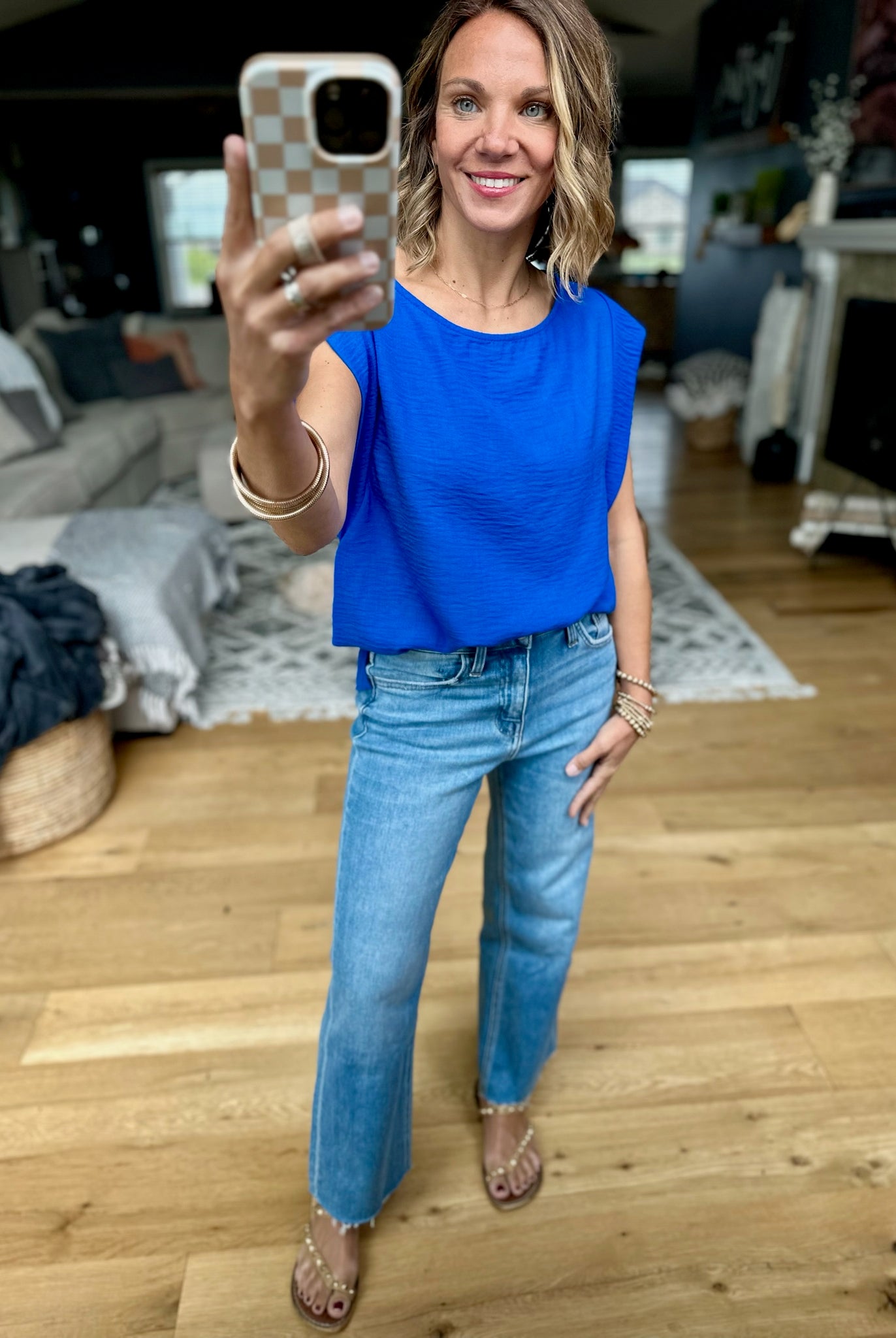 In The Right Place Drop-Shoulder Top-Les Amis-Anna Kaytes Boutique, Women's Fashion Boutique in Grinnell, Iowa